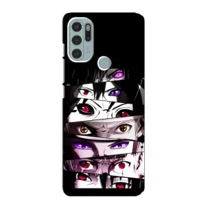 Чехол с принтом «Глаза Anime» для Motorola MOTO G60s