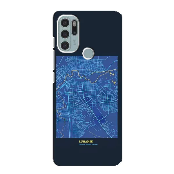 Чехол с принтом «Гуганск» для Motorola MOTO G60s
