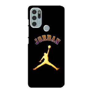 Чехлы для Motorola MOTO G60s - с картинкой JORDAN (AlphaPrint) (Jordan Gold)