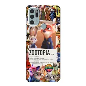Чехол Зоотрополіс на Motorola MOTO G60s (Постер Зверополис)