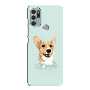 Чехлы с собаками для Motorola MOTO G60s (VPrint) (Корги)