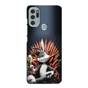 Чохол з принтом «Король Кролик» для Motorola MOTO G60s