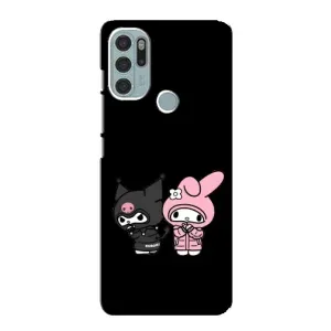 Чехол с кроликом Куроми на Motorola MOTO G60s (Куроми и Мелоди)