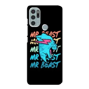 Чехол с принтом «logo Mr beast» для Motorola MOTO G60s