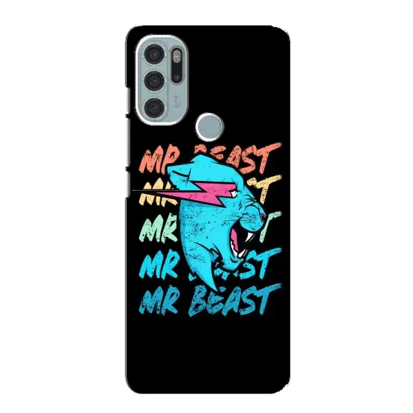 Чехол с принтом «logo Mr beast» для Motorola MOTO G60s
