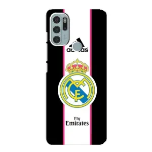 Чохол з принтом «Лого Real Madrid» для Motorola MOTO G60s