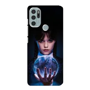 Чехол с дизайном Венздей 2 на Motorola MOTO G60s (Магическая сфера Уэнздей)
