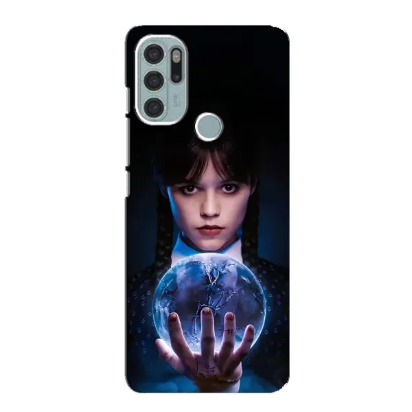 Чохол з принтом «Магічна сфера Венздей» для Motorola MOTO G60s