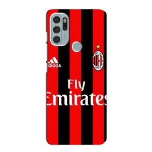 Чехлы для Motorola MOTO G60s (VPrint) - Футбольные клубы (Milan)