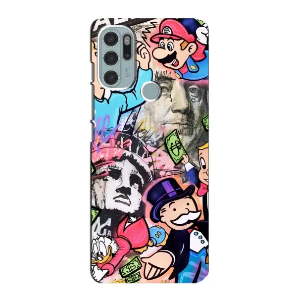 Чехол с принтом «Monopoly man» для Motorola MOTO G60s