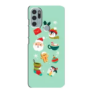 Новогодние Чехлы для Мото G60s (VPrint) (Настроение НГ)