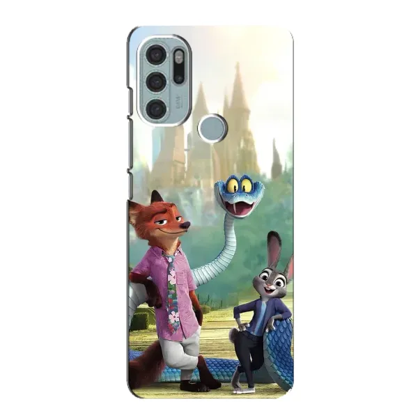 Чехол с принтом «Герои мультфильма Зверополис» для Motorola MOTO G60s