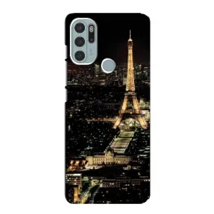Чехол с принтом «Ночной Париж» для Motorola MOTO G60s