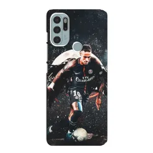 Чехол Неймар для Motorola MOTO G60s (AlphaPrint) (PSG Neymar)