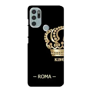 Чехлы для Motorola MOTO G60s (VPrint) - Футбольные клубы (Roma)