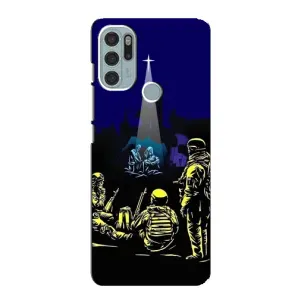 Чехол с принтом «Рождество в Украине» для Motorola MOTO G60s