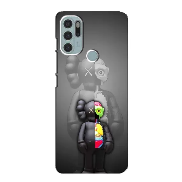 Чохол з принтом «Тіло Bearbrick» для Motorola MOTO G60s