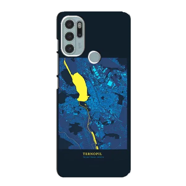 Чехол с принтом «Тернополь» для Motorola MOTO G60s