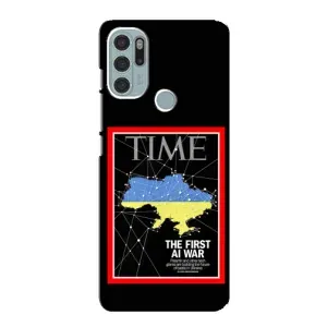 Чехол с принтом «TIME Ukraine» для Motorola MOTO G60s