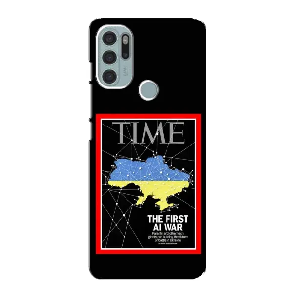 Чехол с принтом «TIME Ukraine» для Motorola MOTO G60s Чехол с принтом «TIME Ukraine» для Motorola MOTO G60s