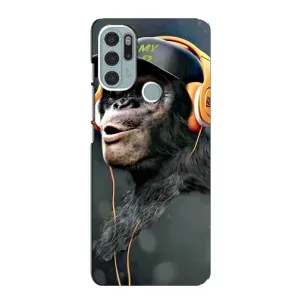 Чохол з принтом «В навушниках» для Motorola MOTO G60s