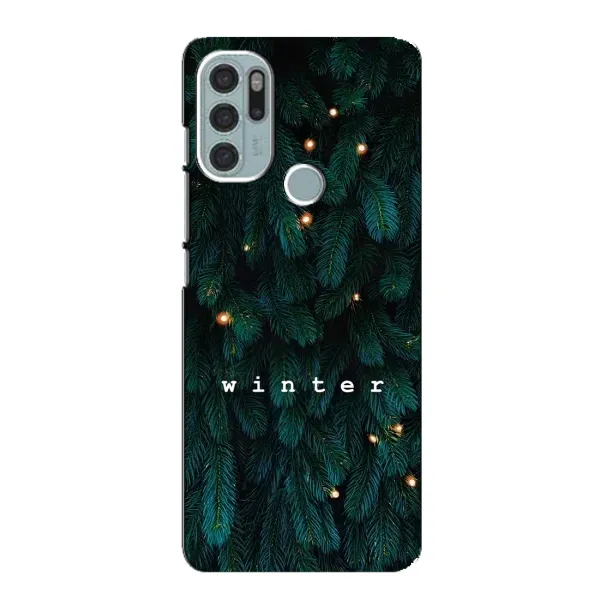 Чехол с принтом «Winter» для Motorola MOTO G60s