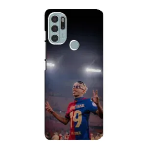 Чехол с футболистом Ламин Ямаль Motorola MOTO G60s (Ямаль на стадионе)