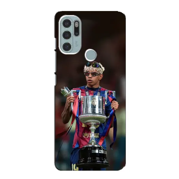 Чехол с принтом «Ямаль с кубком» для Motorola MOTO G60s Чехол с принтом «Ямаль с кубком» для Motorola MOTO G60s