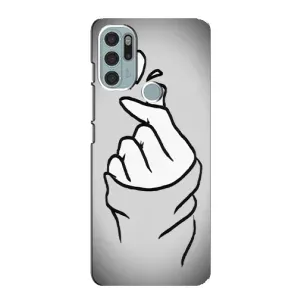 Чехол с принтом «Значок Love» для Motorola MOTO G60s