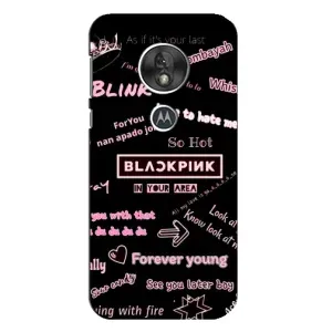Чехол с музыкальной группой для Motorola MOTO G7 Play (BLACKPINK)