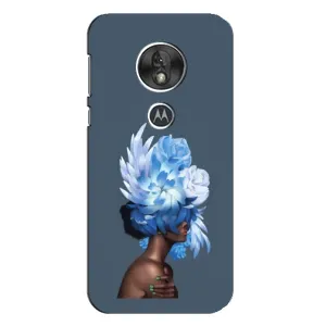 Чехлы (ART) Цветы на Motorola MOTO G7 Play (VPrint) (Цветы на голове)