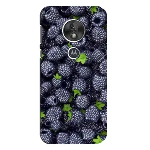 Чехлы с Фруктами для Motorola MOTO G7 Play (VPrint) (Ежевика)