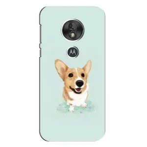 Чехлы с собаками для Motorola MOTO G7 Play (VPrint) (Корги)