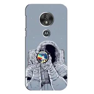Чехол NASA для Motorola MOTO G7 Play (AlphaPrint) (Космонавт фото)
