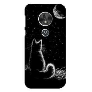 Чехол с принтом для Motorola MOTO G7 Play (AlphaPrint) Модные коты