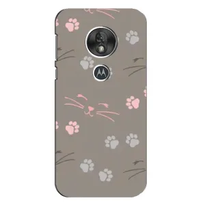 Чехол с рисунком кот на Motorola MOTO G7 Play (Лапы и усы)