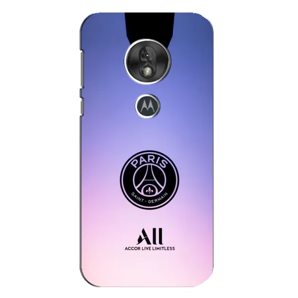 Чехол с принтом «лого PSG» для Motorola MOTO G7 Play