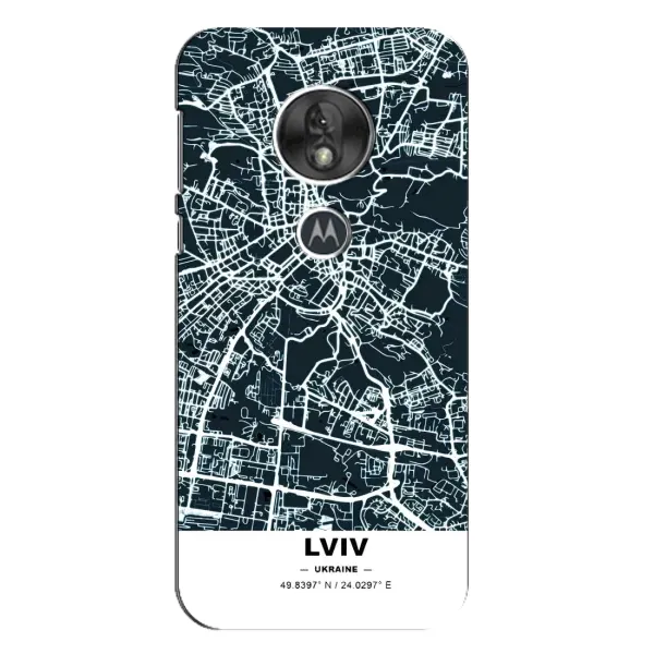 Чехол с принтом «Львов» для Motorola MOTO G7 Play