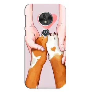 Чехлы с собаками для Motorola MOTO G7 Play (VPrint) (Любовь к собакам)
