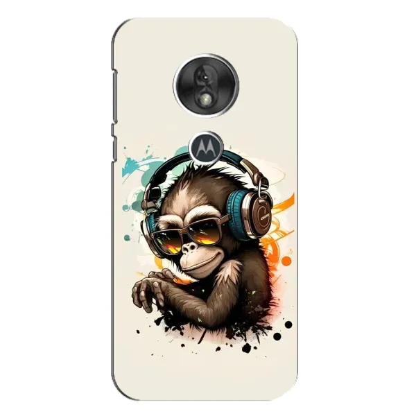 Чехол с принтом «Макака в наушниках» для Motorola MOTO G7 Play Чехол с принтом «Макака в наушниках» для Motorola MOTO G7 Play