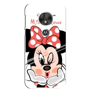 Эксклюзивный чехол для Motorola MOTO G7 Play (AlphaPrint - Мультяшные) (Маус Минни)