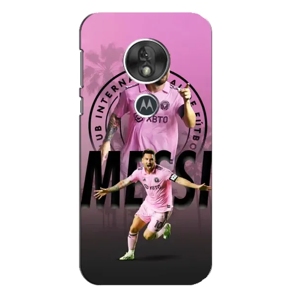 Чехол с принтом «Messi Miami» для Motorola MOTO G7 Play