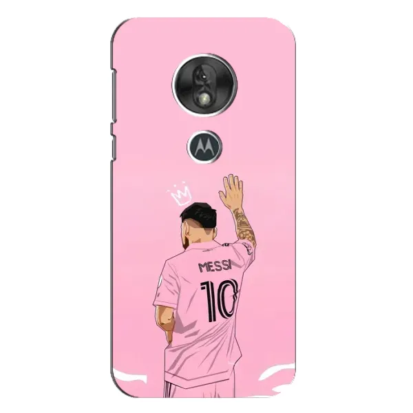 Чехол с принтом «Месси Маями» для Motorola MOTO G7 Play