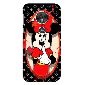 Чехол Disney Mouse Motorola MOTO G7 Play (PREMIUMPrint) (Минни Маус ЛВ)