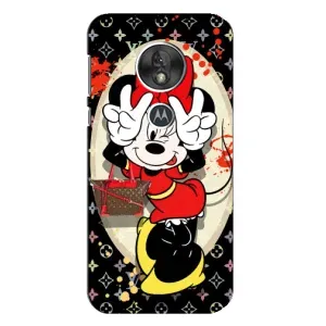 Чехол Disney Mouse Motorola MOTO G7 Play (PREMIUMPrint) (Минни peace)