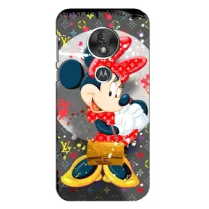 Чехол Disney Mouse Motorola MOTO G7 Play (PREMIUMPrint) (Minni с бантиком)