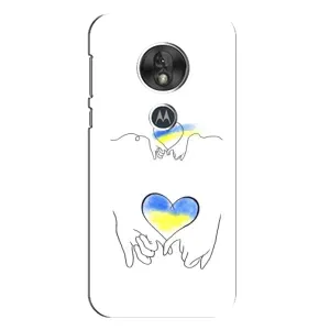Чехол для Патриота Украины Motorola MOTO G7 Play - (AlphaPrint) (Мир Украине)