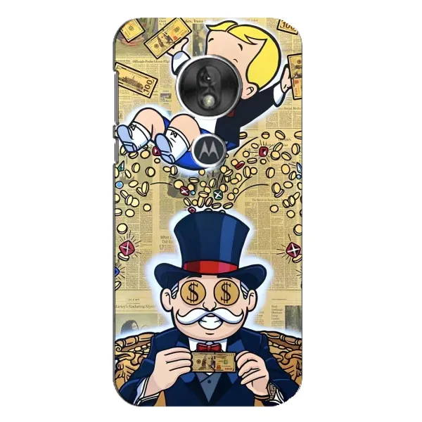 Чехол с принтом «Монополия Мен» для Motorola MOTO G7 Play