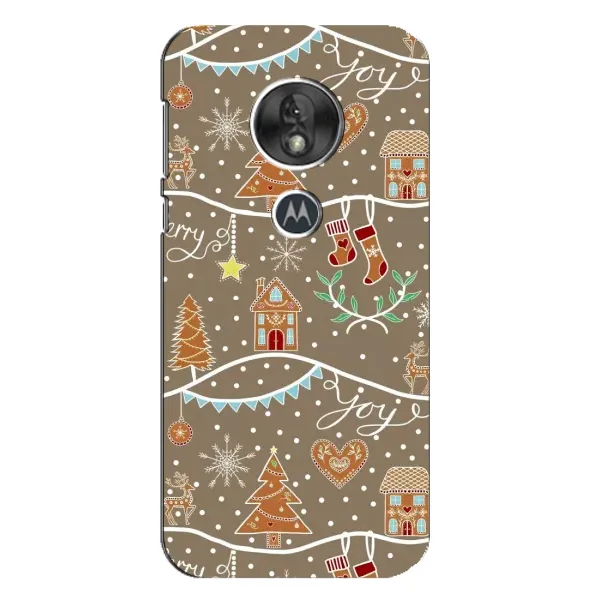 Чехол с принтом «Новогодние пряники» для Motorola MOTO G7 Play
