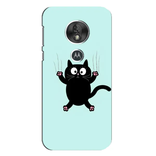 Чехол с принтом «Падающий кот» для Motorola MOTO G7 Play
